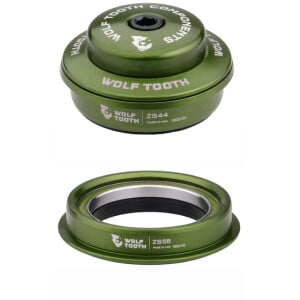 Image of Wolf Tooth Premium Complete Tapered Headset ZS44/ZS56 Olive
