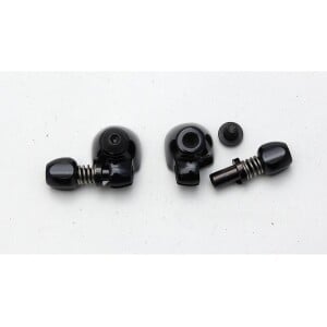 Image of IRD Downtube Cable Stops with Barrel Adjuster Black