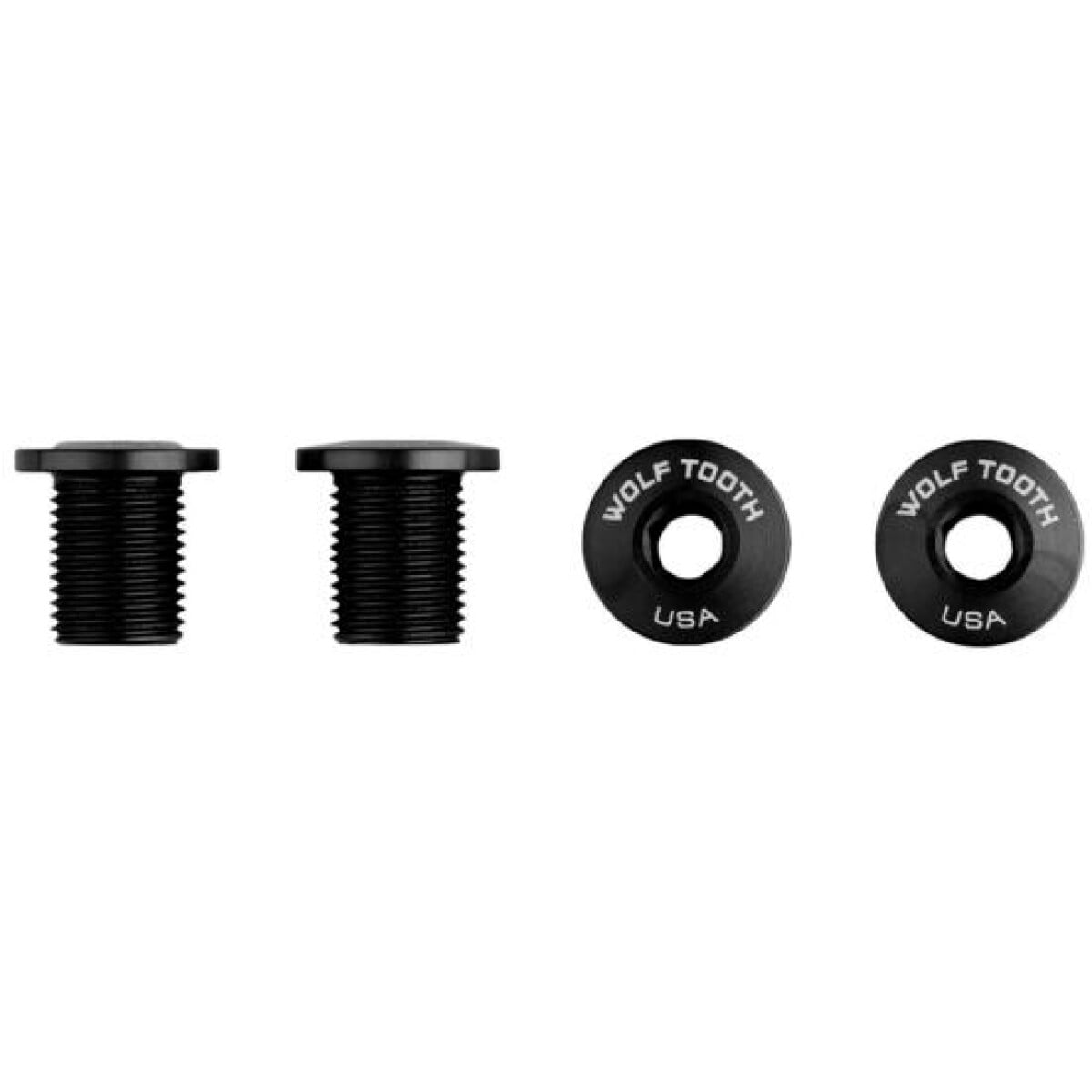 Image of Wolf Tooth Chainring Bolts M8x10mm 4xBlack