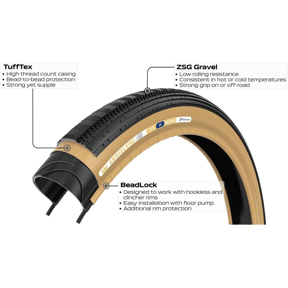Image of Panaracer GravelKing Semi Slick (SS) V2