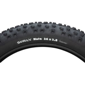 Image of Surly Nate Tire 26" x 3.8" Tubeless Folding Black 120tpi