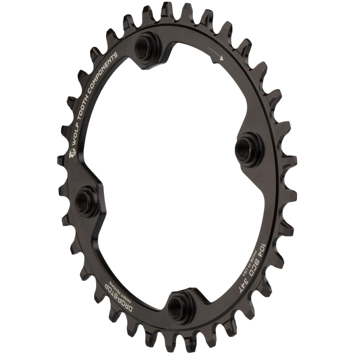 Image of Wolf Tooth Oval 104 BCD Drop Stop A 36T Chainring