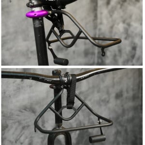Image of 7Roads Nest Steerer Front Rack Black (Bag Support - 4kg Max)