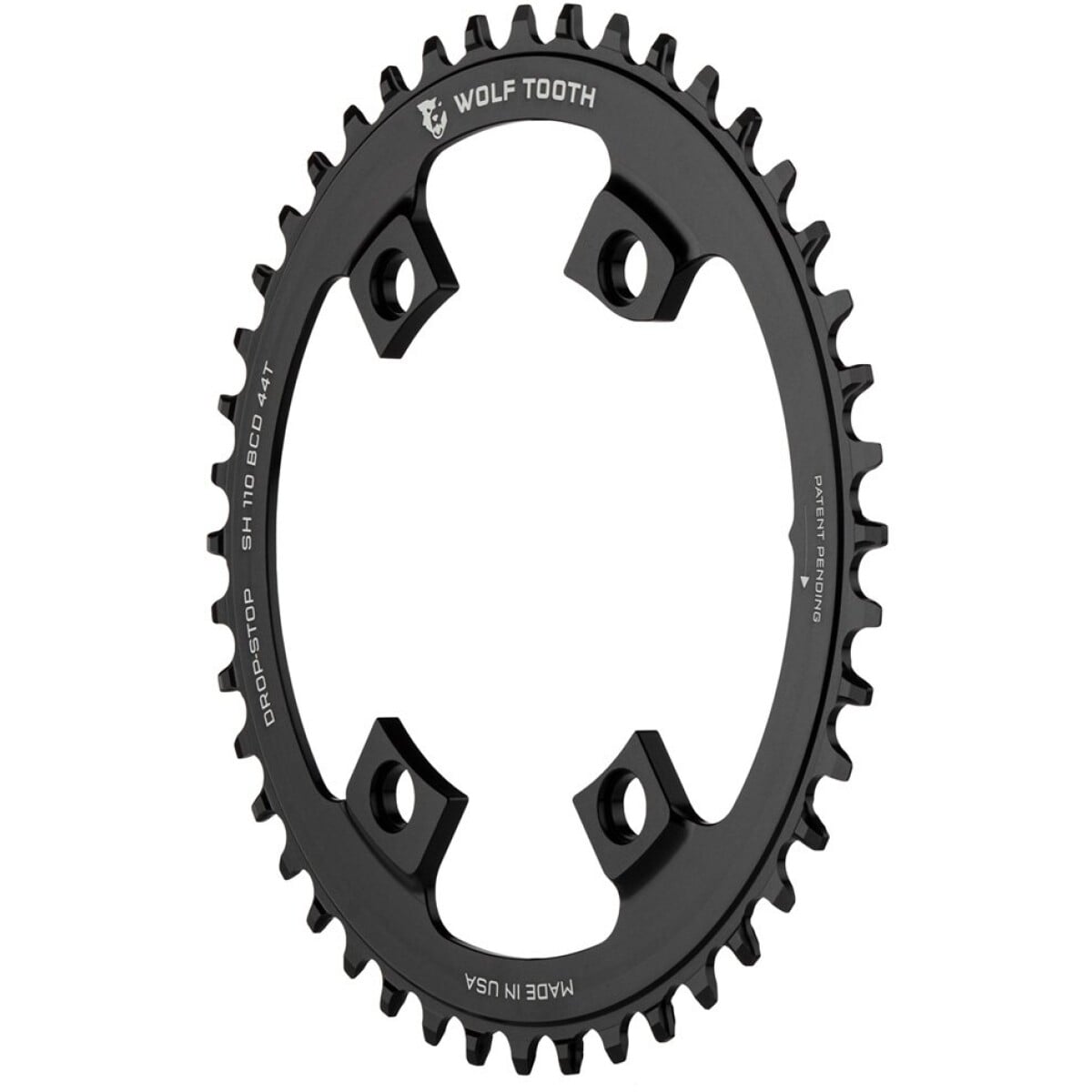 Image of Wolf Tooth 110 BCD Asymmetric 4-Bolt Chainrings for Shimano Cranks