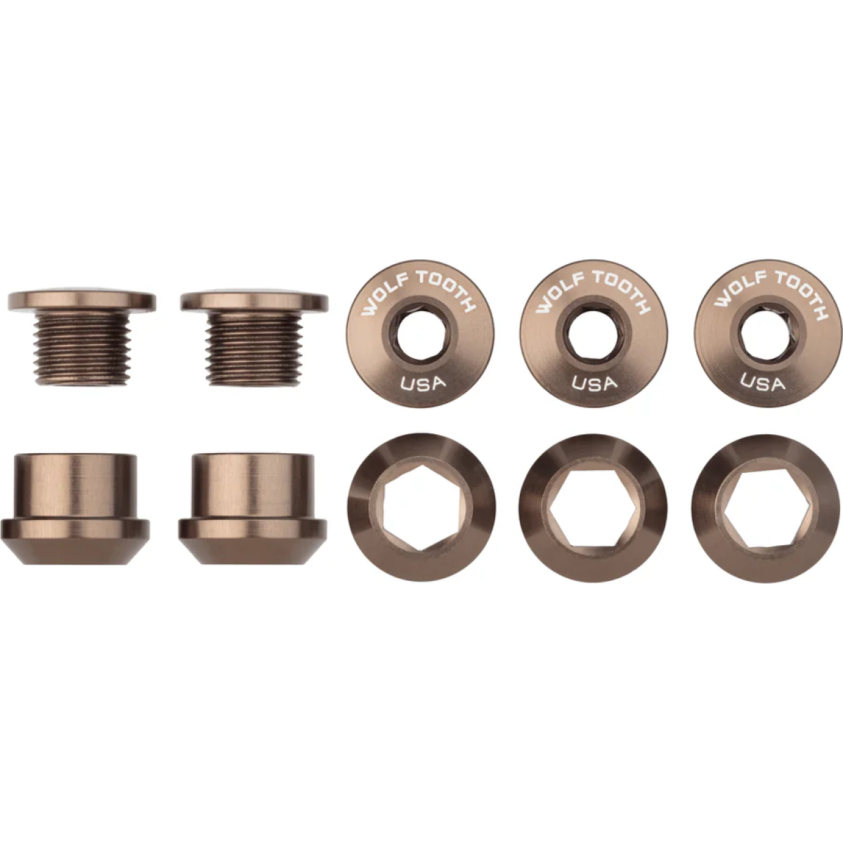 Image of Wolf Tooth 1x Chainring Bolts and Nuts