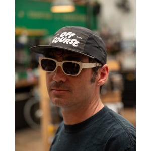 Image of Off Course Bike Shop Two-Tone Action Cap - Black/Charcoal