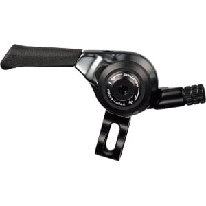 Image of microSHIFT Thumb Shifter SL-M10 10 Speed Mountain Double/Triple Shimano DynaSys Black (pair)