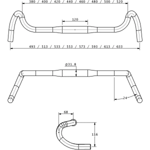 Image of Teravail Radia 24 Dropbar