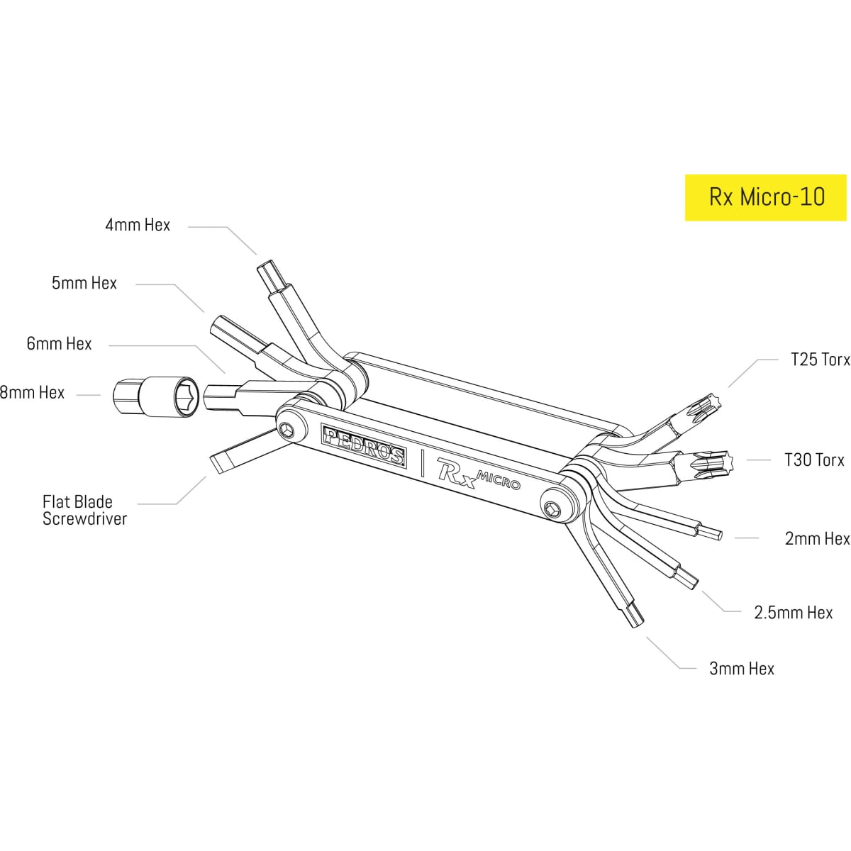 Image of Pedro's Rx Micro-10 Multitool
