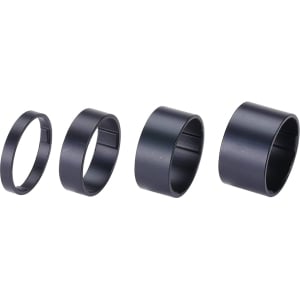 Image of BBB BHP-36 1 1/8 Headset Spacer Kit Matt Black (5, 10, 15 & 20mm)