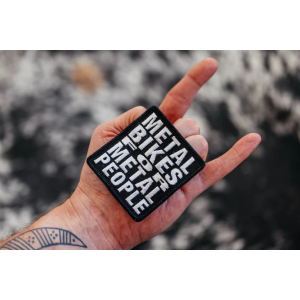Image of The Radavist Metal Bikes for Metal People Sew on Patch