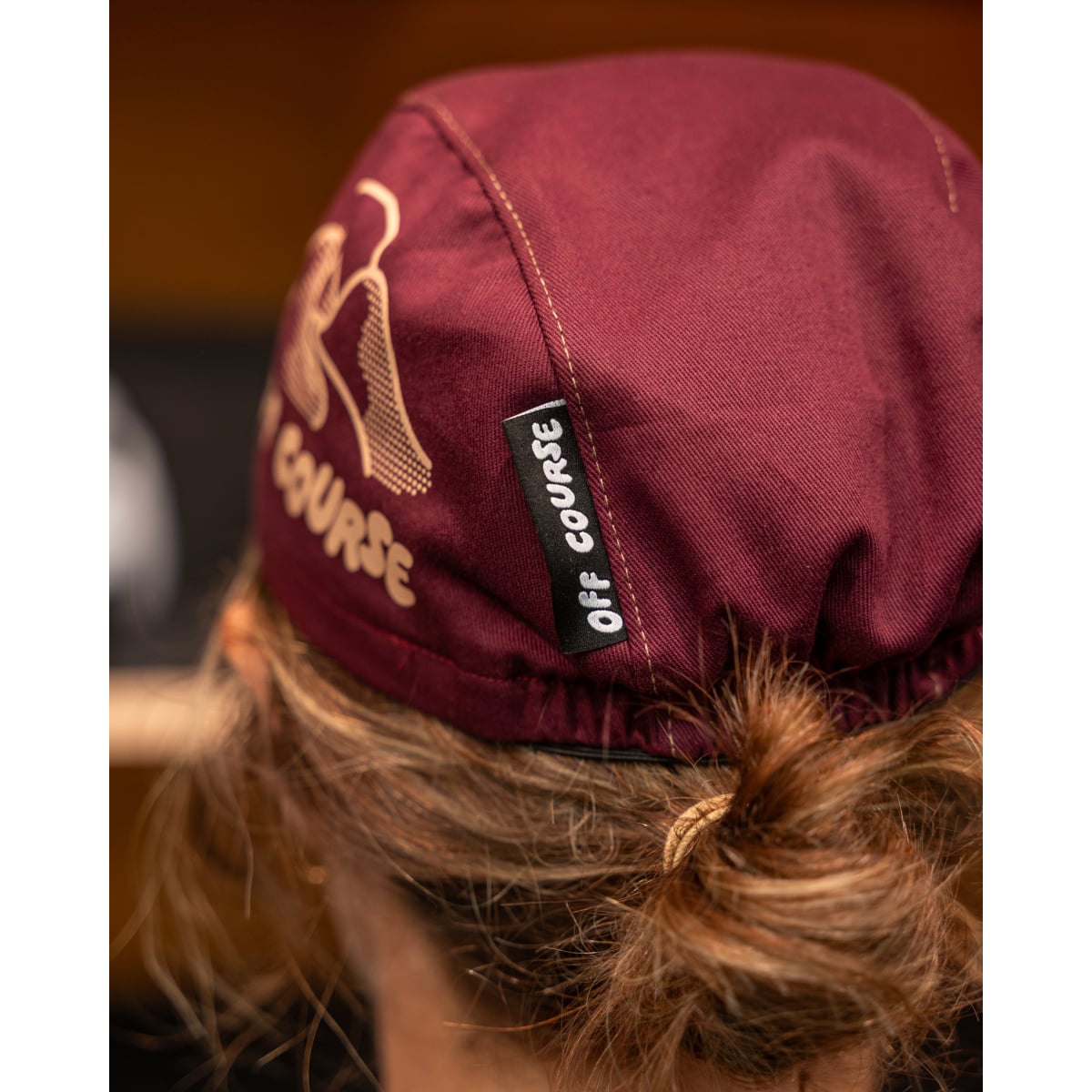 Image of Off Course Cycling Cap - Maroon