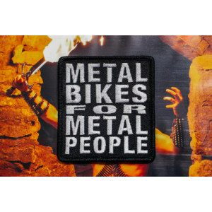 Image of The Radavist Metal Bikes for Metal People Sew on Patch