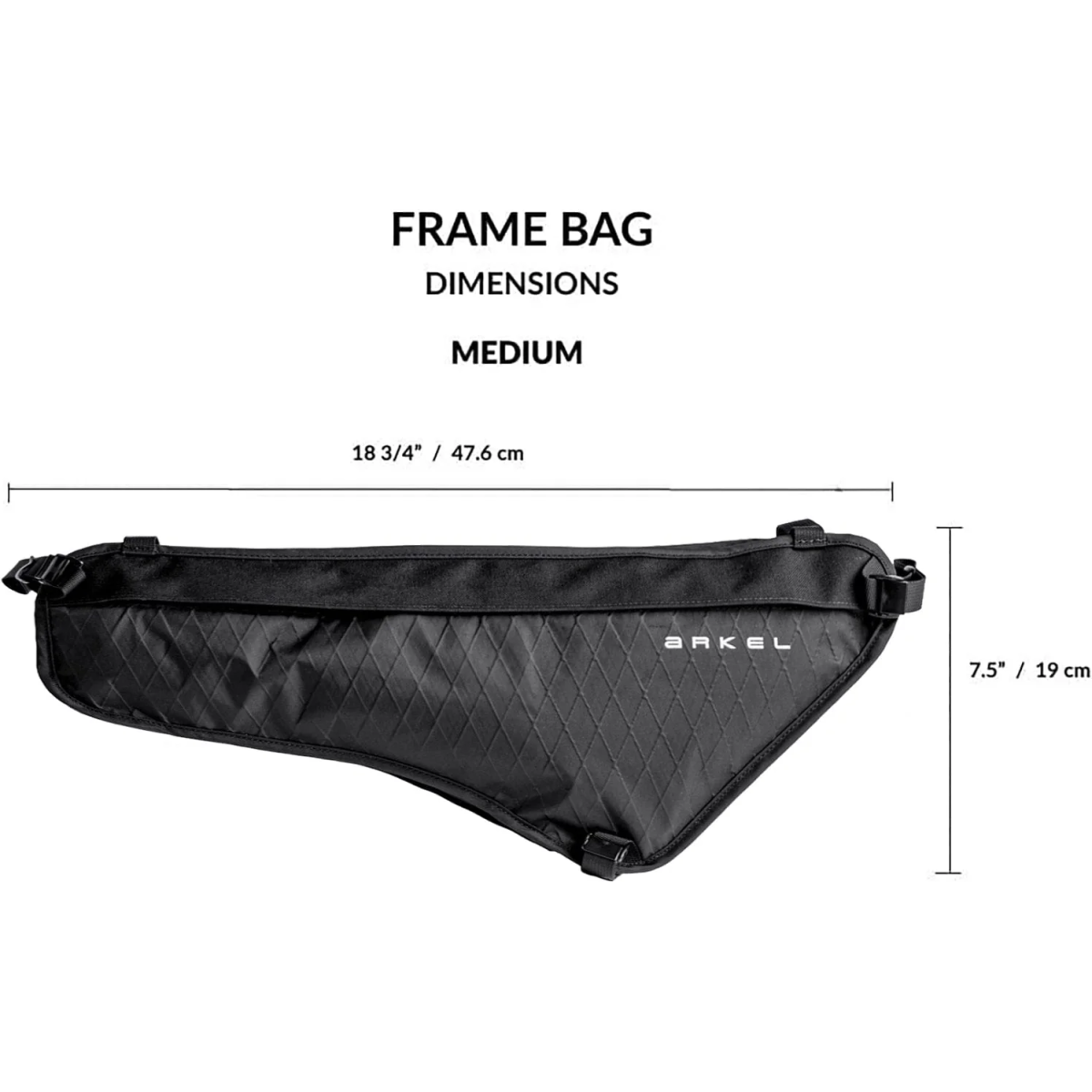 Image of Arkel Water Resistant Frame Bag