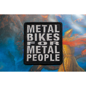 Image of The Radavist Metal Bikes for Metal People Sew on Patch