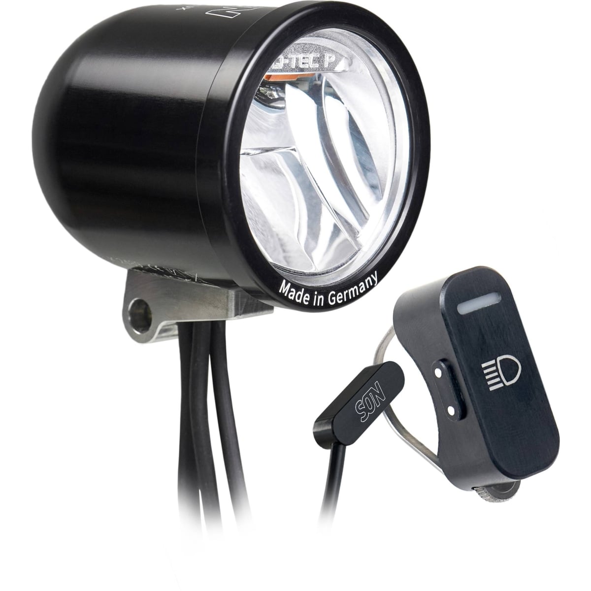 Image of SON Ladelux Headlight with Switch & Charging Cable