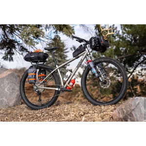 Image of Surly Krampus Bike Salmon Skin Silver
