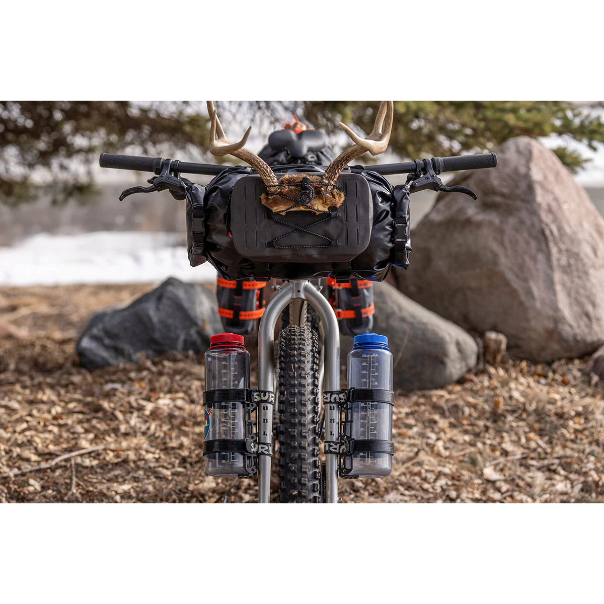 Image of Surly Krampus Bike Salmon Skin Silver