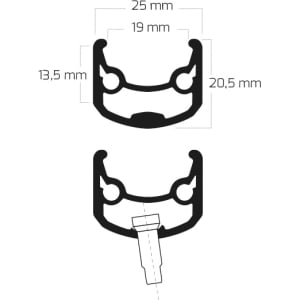 Image of Ryde Andra 30 700c Rim Black
