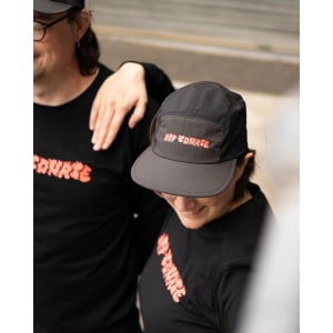 Image of Off Course Burnin' Rubber Two-Tone Action Cap - Black/Charcoal
