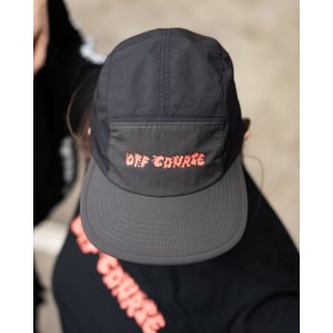 Image of Off Course Burnin' Rubber Two-Tone Action Cap - Black/Charcoal