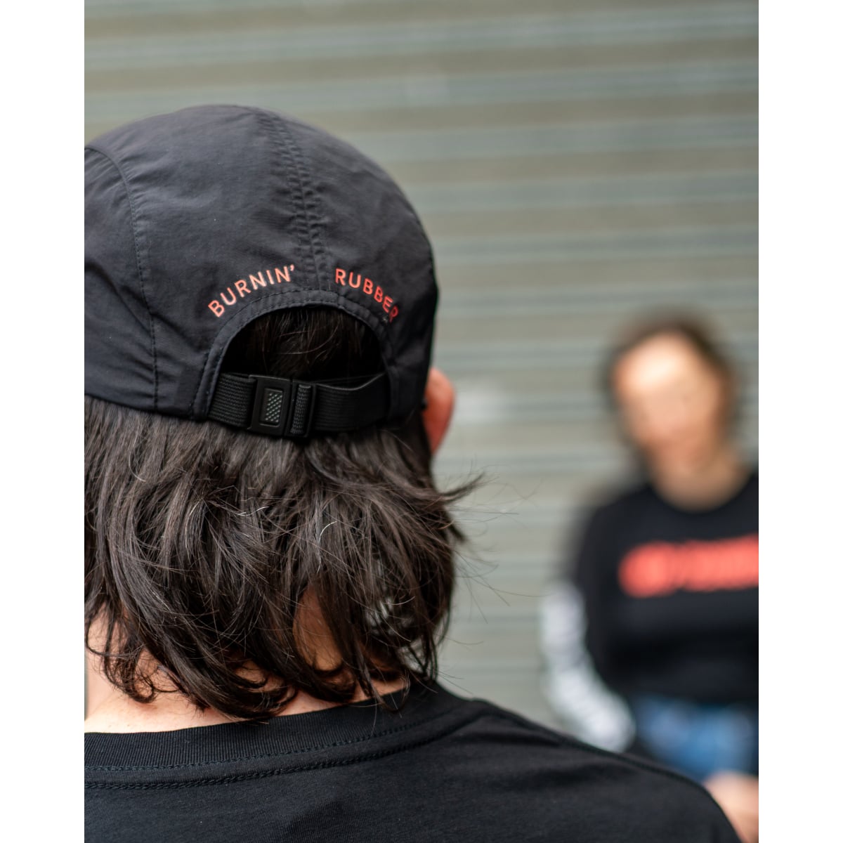 Image of Off Course Burnin' Rubber Two-Tone Action Cap - Black/Charcoal