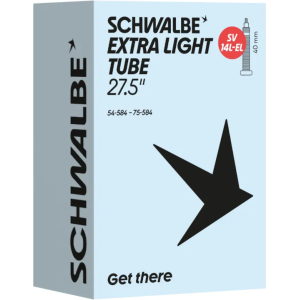 Image of Schwalbe Tube SV14L-EL Presta 27.5" x 2.1-3.0" (650b x 54-75mm) Extra Light 200g