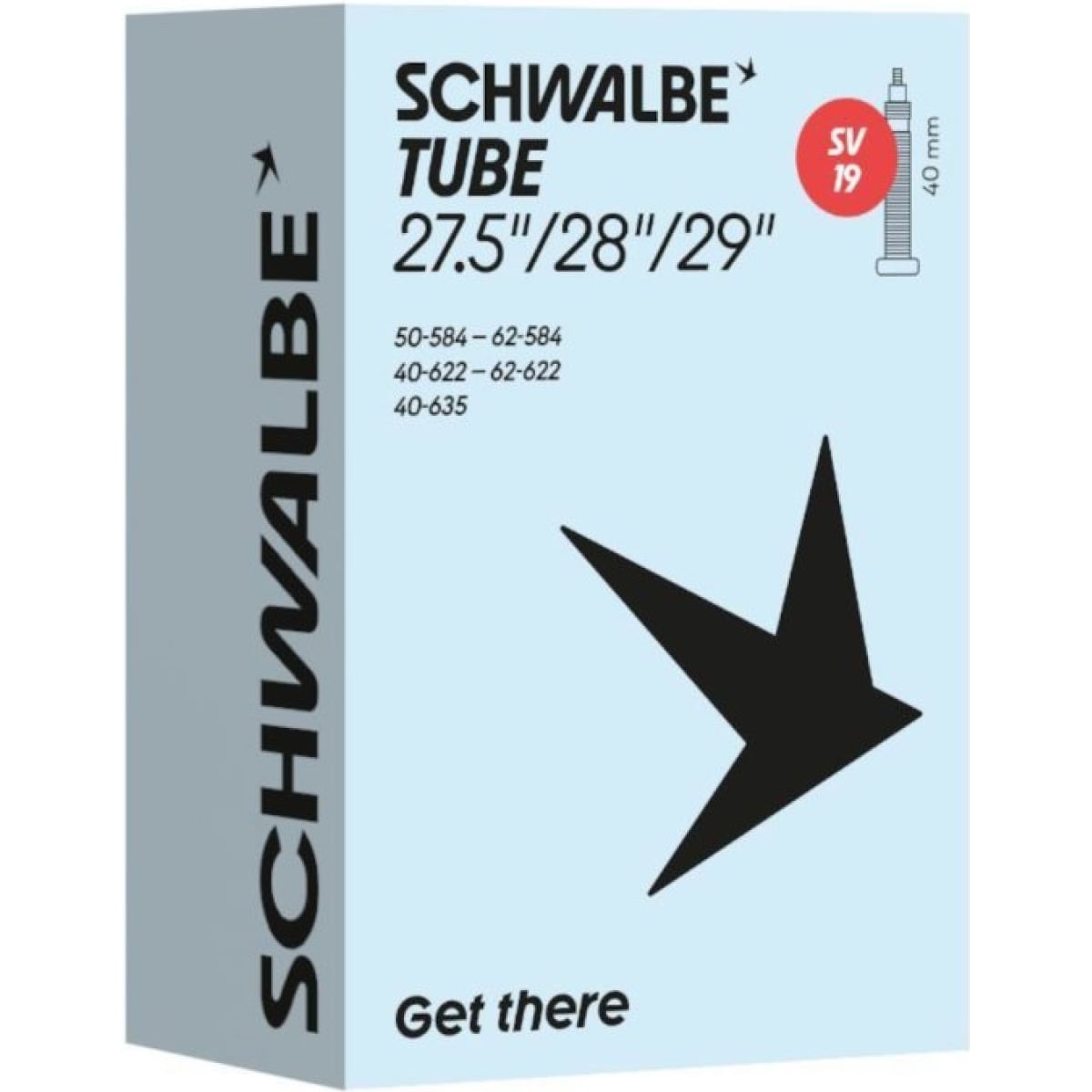 Image of Schwalbe Tube 27.5"/28"/29" x 1.5-2.4" SV19 40mm Presta Valve