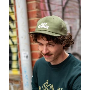 Image of Off Course Bike Shop Cotton Cap - Olive Green