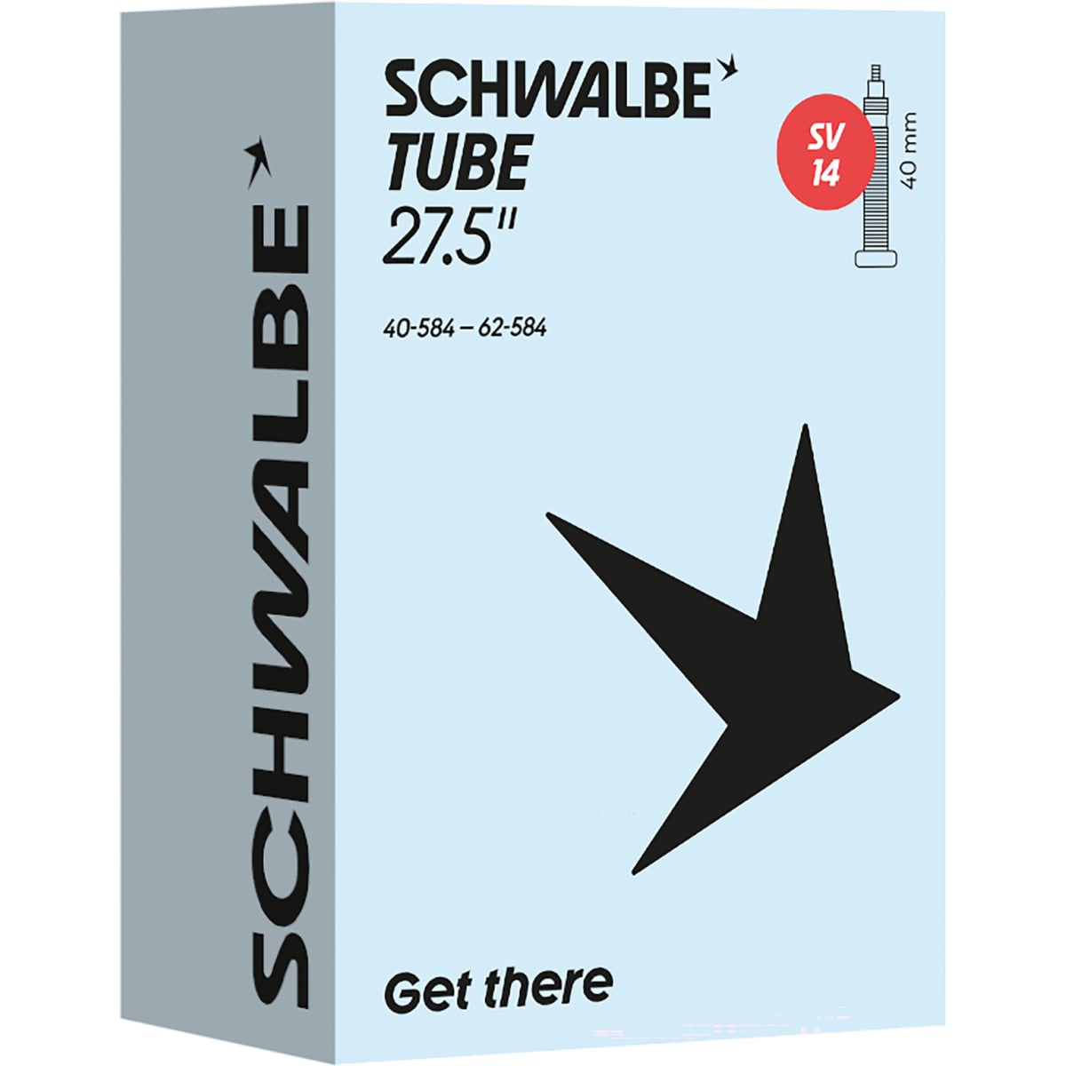 Image of Schwalbe Tube SV14 Presta 27.5" x 1.5-2.4" (650 x 40-60mm)