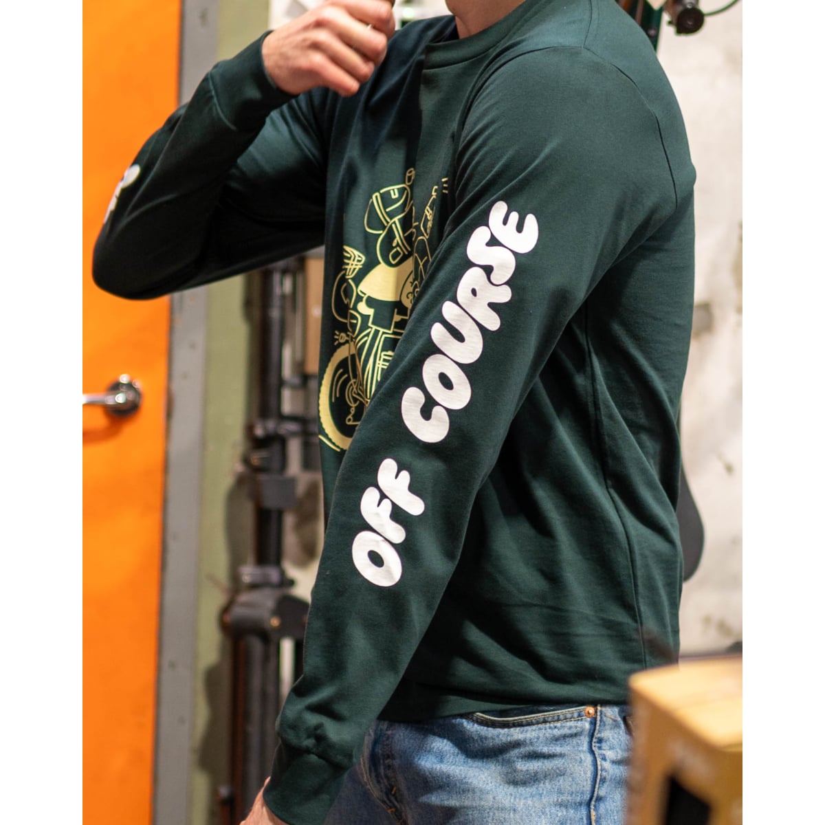 Image of Off Course Max Load Long Sleeve Shirt Pine Green