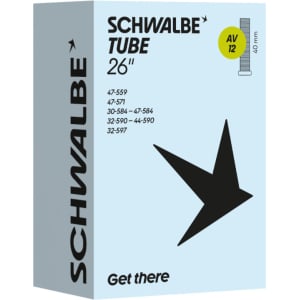 Image of Schwalbe Tube 26" x 1.75" (650B x 32-45) AV12 40mm Schrader Valve