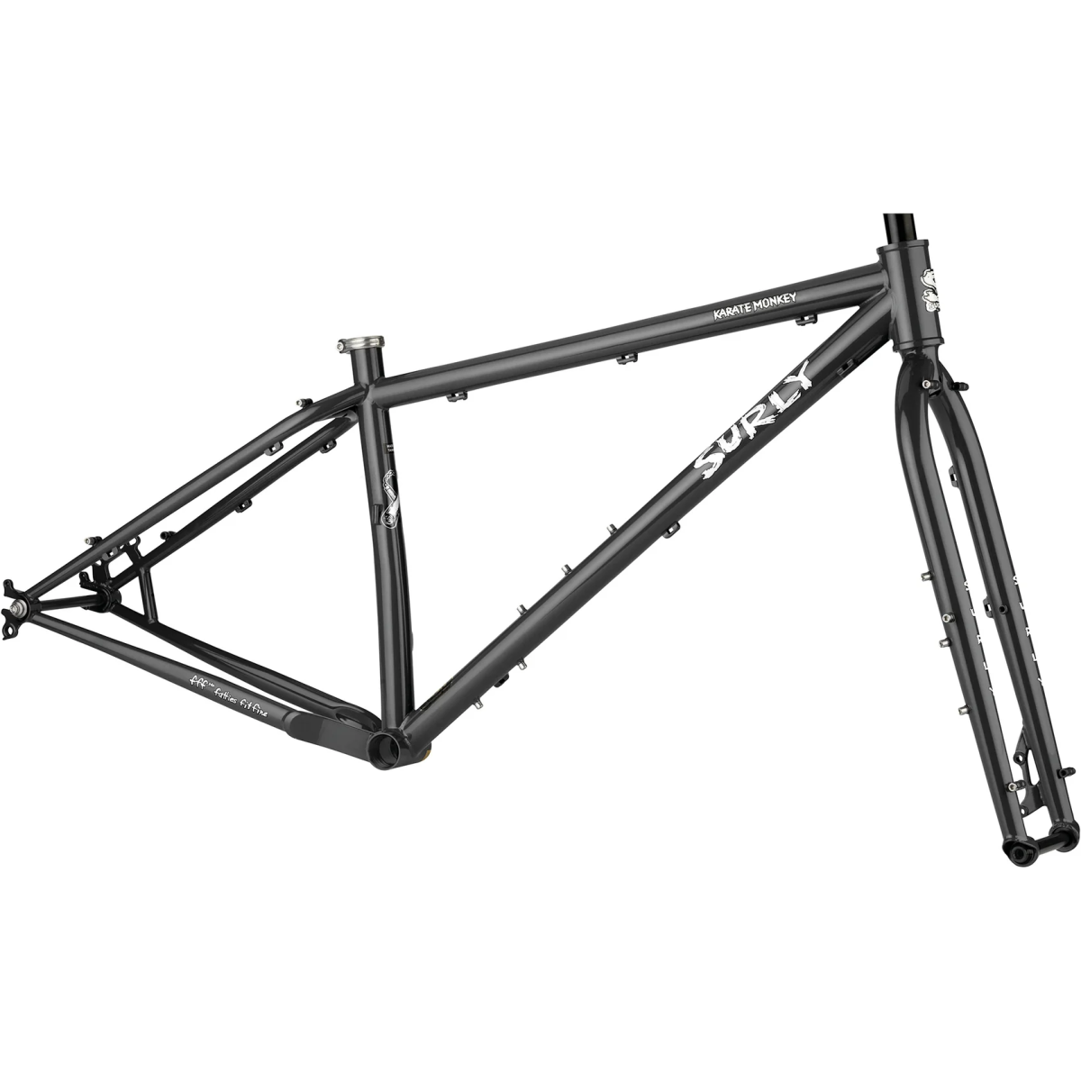t1amfpjfpqtgbblgs9s8.webp Image of Surly Karate Monkey Frameset Small Hi-Viz Black