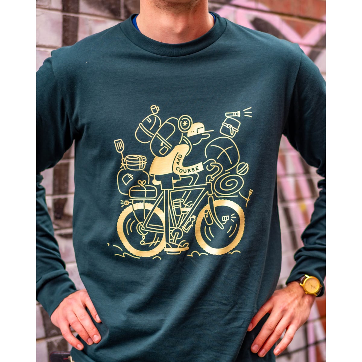 Image of Off Course Max Load Long Sleeve Shirt Pine Green