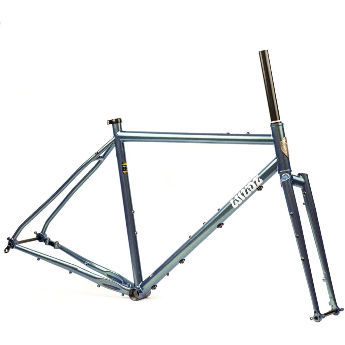Image of Wilde Rambler Steel Frameset Ocean Sparkle
