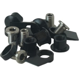 Image of White Industries VBC 2x Chainring Hardware Sets V2 9-12 Speed Black