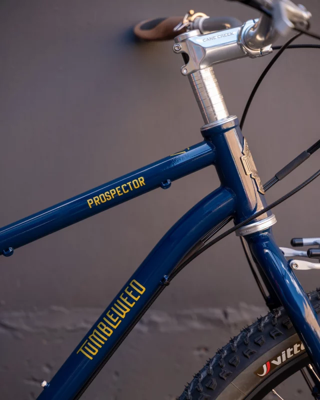 Check out Andy’s amazing Tumbleweed Prospector custom build ✨
Lot’s of silver components really set this one apart!

Classy, capable and ready for some rough and rugged riding.

Tumbleweed Prospector, Medium
Wolf Tooth Premium Headset
Wolf Tooth Seat Collar
Cane Creek GXC Stem
Tumbleweed Persuader Handlebar 30deg
Ergon GC1 Rohloff Biokork Grips
Ritchey Classic 2-bolt Seatpost
Brooks B17 Saddle
White Industries M30 Crankset
White Industries TSR M30 Chainring 34t
White Industries BSA30 Bottom Bracket
KMC e1 EPT Chain
Wolf Tooth Waveform Pedals
Hope Pro5 Front Hub
Rohloff Speedhub Rear Hub
DT Swiss XM481 Rims, 29”
DT Swiss Competition Spokes
Vittoria Mezcal TNT 29 x 2.6”
Tumbleweed T-Rack 355mm 
Knog Oi Luxe Bell 22.2mm

Thanks, Andy!
Happy Trails 

@tumbleweedbikes 
@wolf_tooth_comp 
@canecreekusa 
@ergonbike 
@ritcheylogic 
@brooksengland 
@dtswiss 
@dtswiss_distributor_aus 
@whiteind 
@hopetech 
@_rohloff_ 
@vittoria_australia 
@knog 

#tumbleweedbikes #tumbleweedprospector