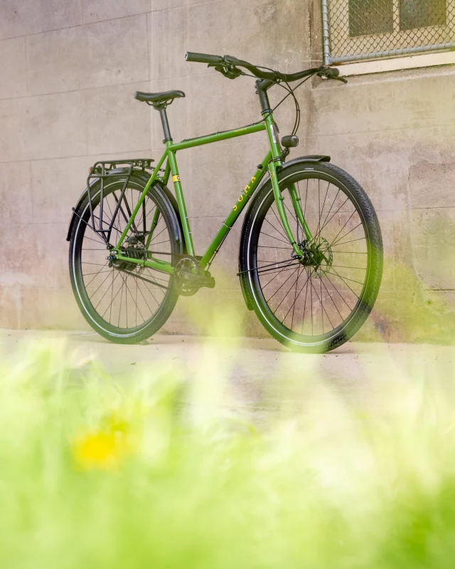 Check out Tom’s amazing @somafab Wolverine commuter!✨

Featuring fenders, dynamo lighting, internal hub gearing, belt drive, rack and a comfy fit 👌

With reliability, versatility and ride quality the priority, it’s a real beauty!

SOMA Wolverine V4 Type-B, 58cm, Moss Green
Cane Creek 40 headset
Ritchey RL1 90mm stem
Teravail Swale Aluminium handlebar
Ergon GA2 Fat lock on grips
Funn Taipan pedals
Gates S550 CDX:EXP crankset
Gates CDX 22t Surefit Alfine sprocket
Gates CDX Centretrack belt
Shimano CUES U8000 brakes
Shimano Alfine shifter
Shimano Alfine Internal Gear hub
Schmidt SON28 Dynamo hub
DT Swiss R500 DB Rims
Schwalbe Marathon Mondial Pro tyres 700x47mm
Velo Orange 700x63mm Fluted fenders 
B&M IQ-X front dynamo light
B&M Toplight Mini Plus rear dynamo light
Tubus Grand Tour rear rack
 
Thanks, Tom! 
Happy trails✌️

@somafab 
@canecreekusa 
@ritcheylogic 
@teravail 
@ergonbike 
@funnmtb 
@gates.bicycle 
@shimanoaustralia 
@sonnabendynamo 
@buschundmueller 
@dtswiss 
@schwalbetires 
@velo_orange 
@hebie_tubus_racktime

#somafab #somabikes #somawolverine #offcoursecustoms