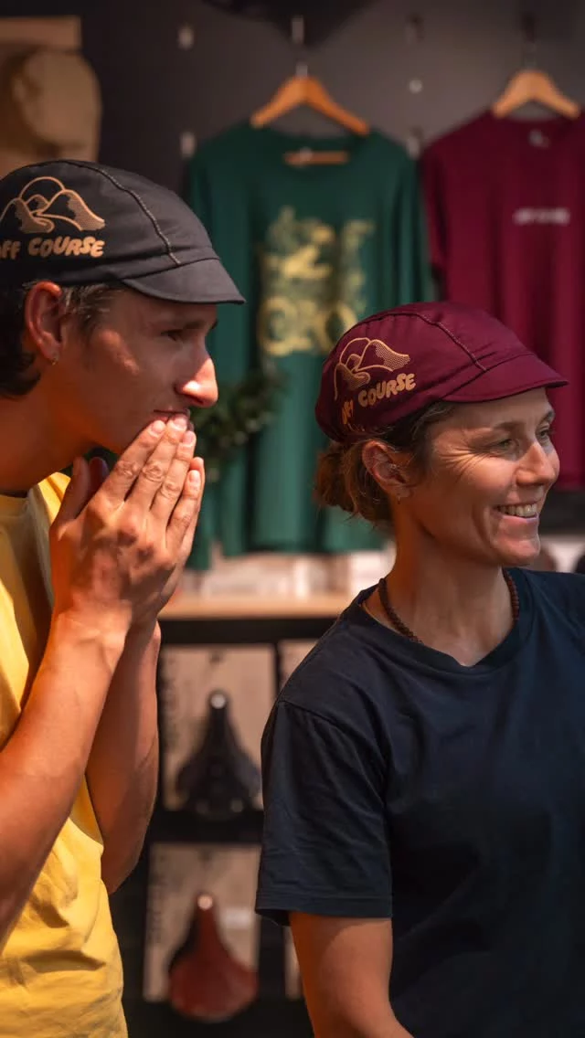 We’ve got some new Off Course hats & caps in stock!

Cycling caps in both Black or Maroon, locally made and super comfy, great all year round.

Wide brim nylon bucket hats in quick-dry material with an embroidered logo.

Drop by or check them out online!